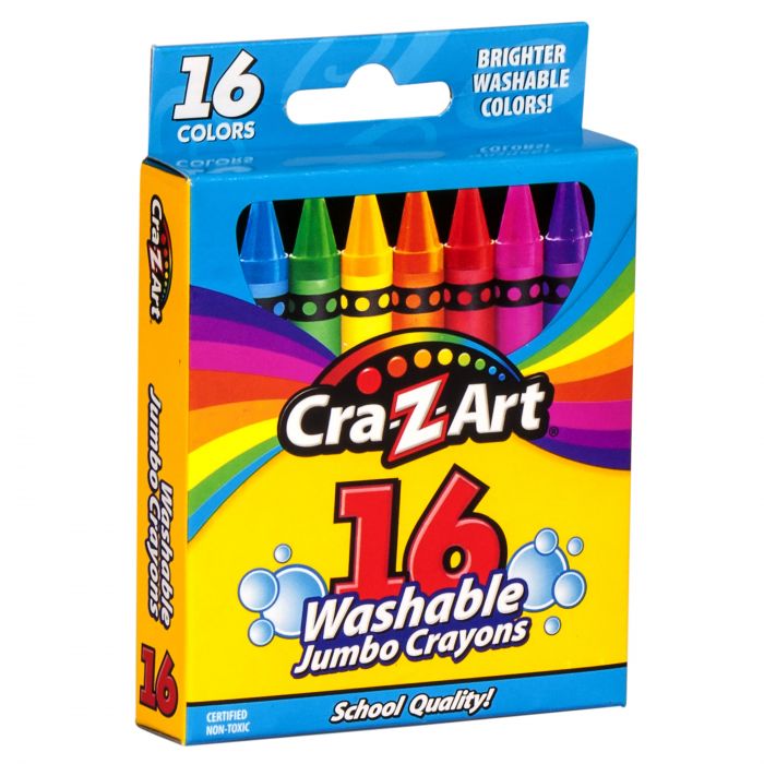 Крейда воскова Cra-Z-Art легкозмивна, велика, 16шт
