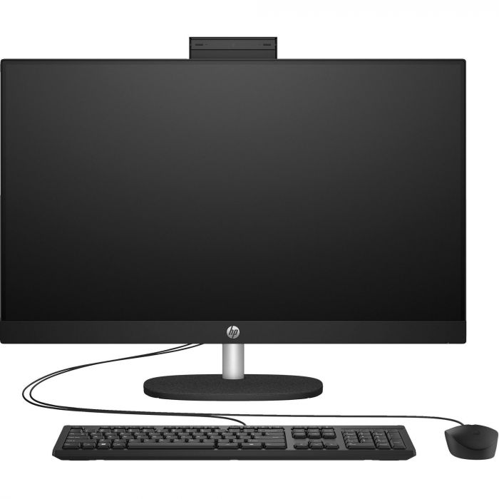 Комп'ютер персональний моноблок HP All-in-One 27" FHD IPS AG, Intel U5-125U, 16GB, F512GB, UMA, WiFi, кл+м, DOS, чорний