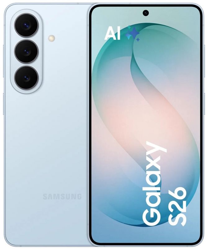 Смартфон Samsung Galaxy S26 5G (S942) 6.3' 12/256ГБ, 2SIM, 4300мА•год, блакитний