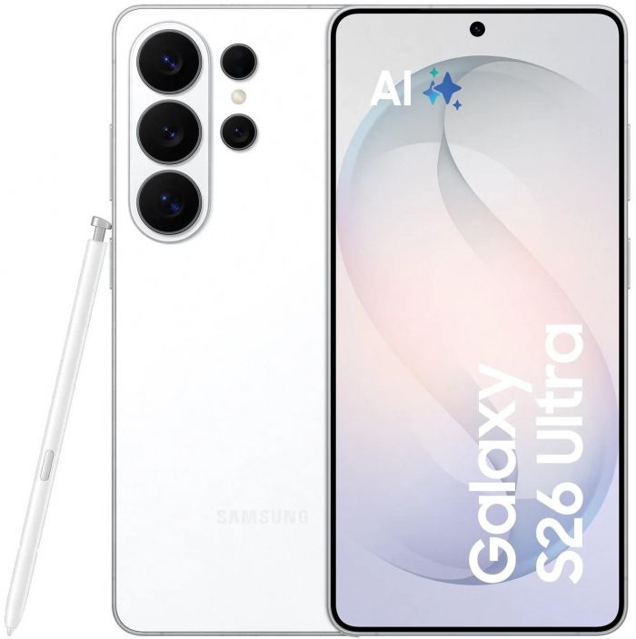 Смартфон Samsung Galaxy S26 Ultra 5G (S948) 6.9' 12/256ГБ, 2SIM, 5000мА•год, білий