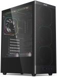 Корпус 2E GAMING  Iconic V8210B  без БЖ, 1xUSB3.0, 1х USB 2.0, 1xUSB Type-C, 4x120мм ARGB, VGA 325мм, LCS ready, контролер з пультом, TG Side Panel, ATX, чорний