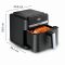 Мультипіч Tefal Easy Fry Mega Compact, 1700Вт, чаша-7.5л, сенсорне керув., 8 програм, пластик, чорний