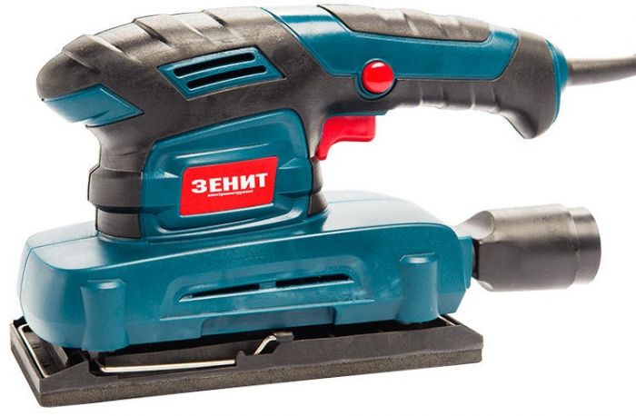 Шліфмашина вібраційна Зеніт ЗВШ-3790 370Вт платформа 90х187 11500кол/хв 1.4кг