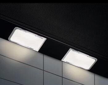 Витяжка Electrolux телескопічна, 59см, 410м.куб/год., чорний