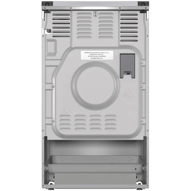 Плита Gorenje комбінована, 70л, 50x60см, метал. кришка, дисплей, чавун, нерж
