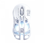 Миша GravaStar Mercury M2, BT/WL/USB-A, RGB, Opaline White
