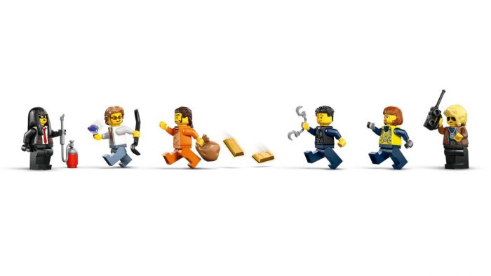 Конструктор LEGO City Пограбування поліцейського поїзда
