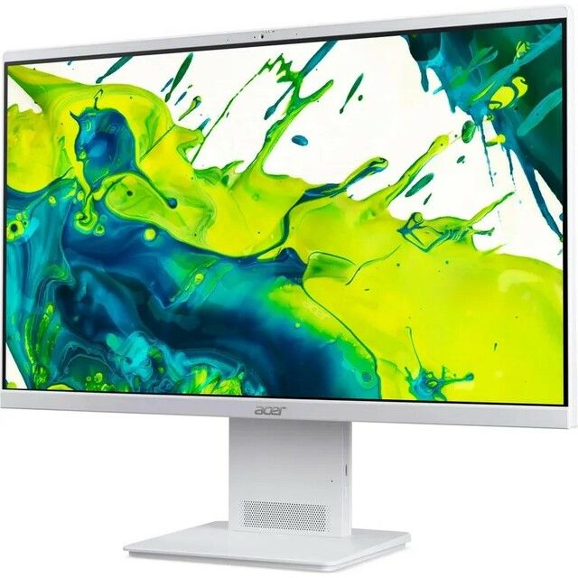 Комп'ютер персональний моноблок Acer Aspire S24B-GMTL-U 23.8" FHD, Intel U5-115U, 16GB, F512GB, UMA, WiFi, кл+м, Lin, білий