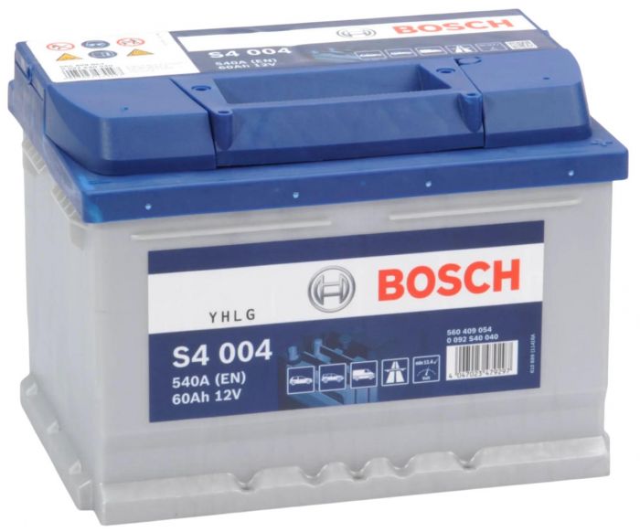 Акумулятор Bosch S4 12В 60А·год 540А R+ (0 092 S40 040)