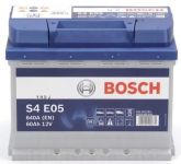 Акумулятор Bosch S4 12В 60А·год 640А R+ (0 092 S4E 051) (0 092 S4E 050)