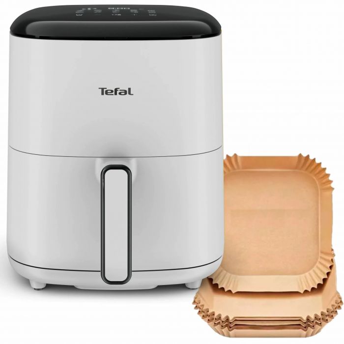 Мультипіч Tefal Easy Fry Max, 1500Вт, чаша-5л, сенсорне керув., 10 програм, пластик, білий