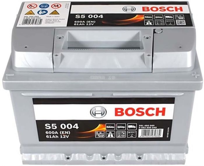 Акумулятор Bosch S5 12В 61А·год 600А R+ (0 092 S50 040)