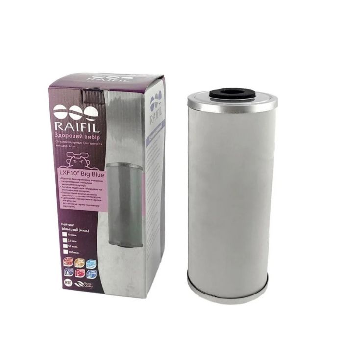 Картридж сітчастий Raifil BB10 4.5х10" нержавіюча сталь 10мкм