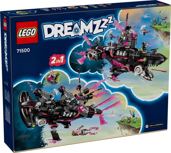 Конструктор LEGO Dreamzzz Страхітливий підводний човен «Акула»