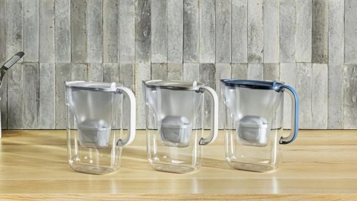 Фільтр-глечик Brita Style Essential MXPro 2.4л (1.4л очищеної води) + 2 картриджа сіро-блакитний