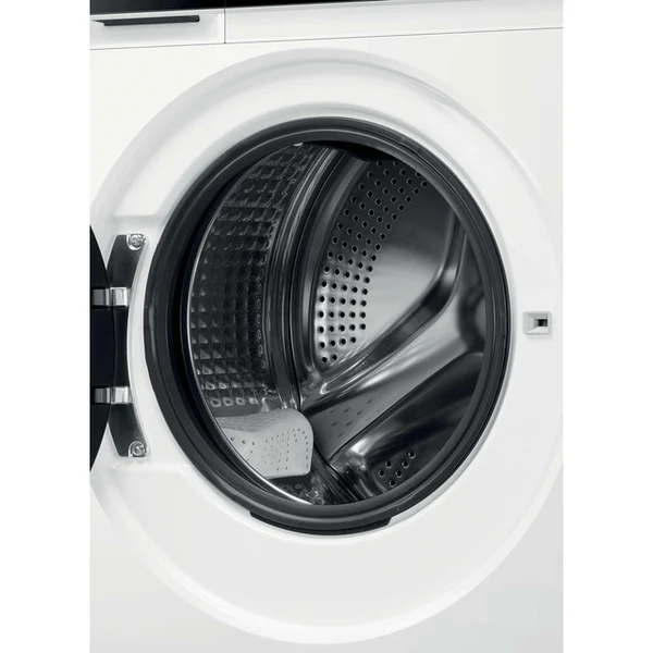 Пральна машина Haier фронтальна, 10кг, 1400, A, 52см, дисплей, пара, інвертор, люк чорний, білий
