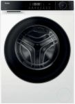 Пральна машина Haier фронтальна, 10кг, 1400, A, 52см, дисплей, пара, інвертор, люк чорний, білий
