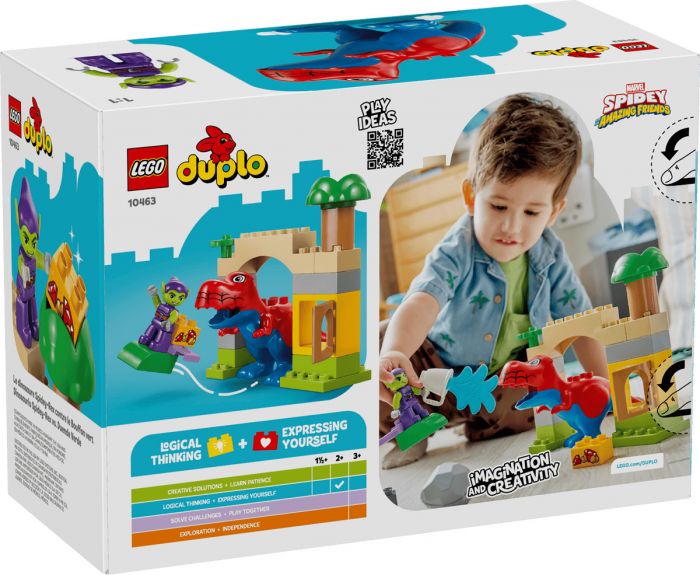 Конструктор LEGO DUPLO Disney Динозавр Spidey-Rex проти Зеленого Гобліна