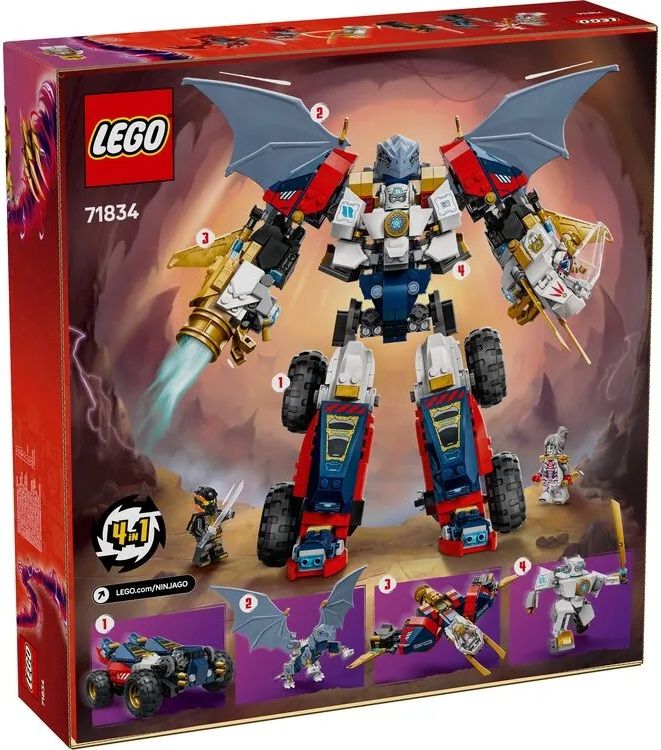 Конструктор LEGO Ninjago Ультраоб'єднувальний робот Зейна