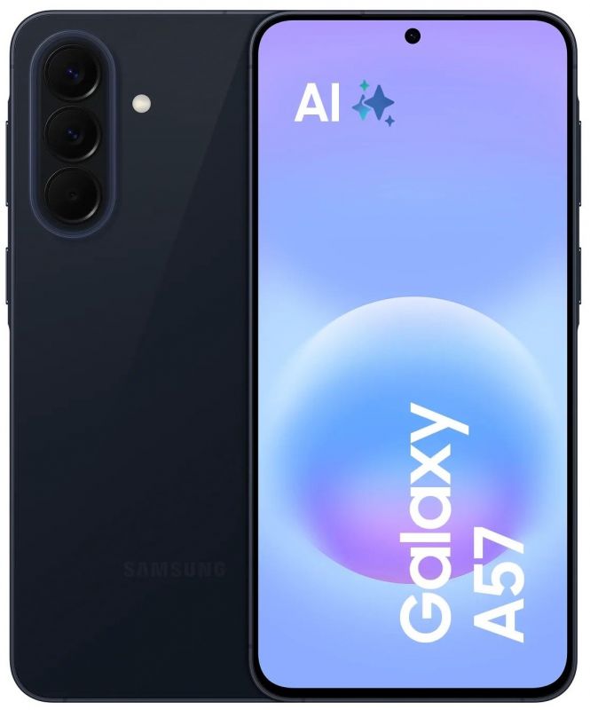 Смартфон Samsung Galaxy A57 5G (A576) 6.7" 8/128ГБ, 2SIM, 5000мА•год, синій темний