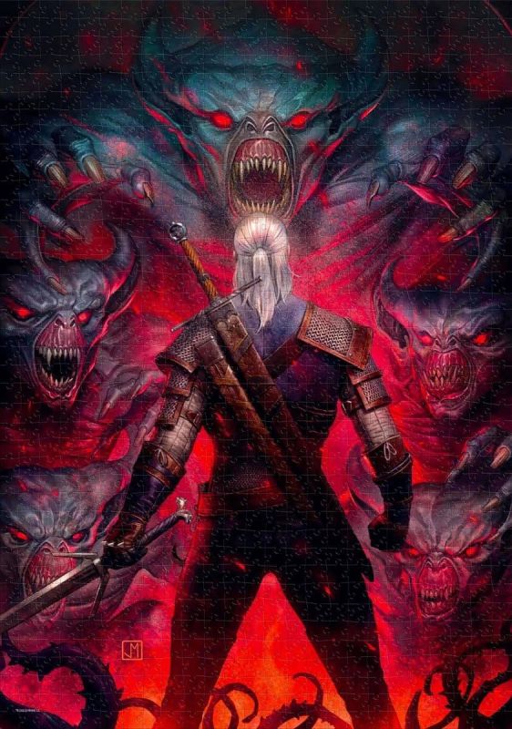 Пазл GoodLoot The Witcher Corvo Bianco 1000 од.