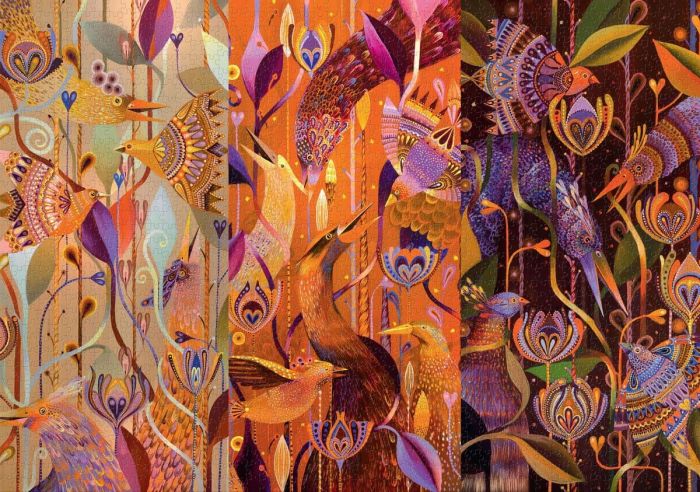 Пазл GoodLoot Imagination: Karolina Matyjaszkowicz In the Avian Thicket Triptych 1000 од.