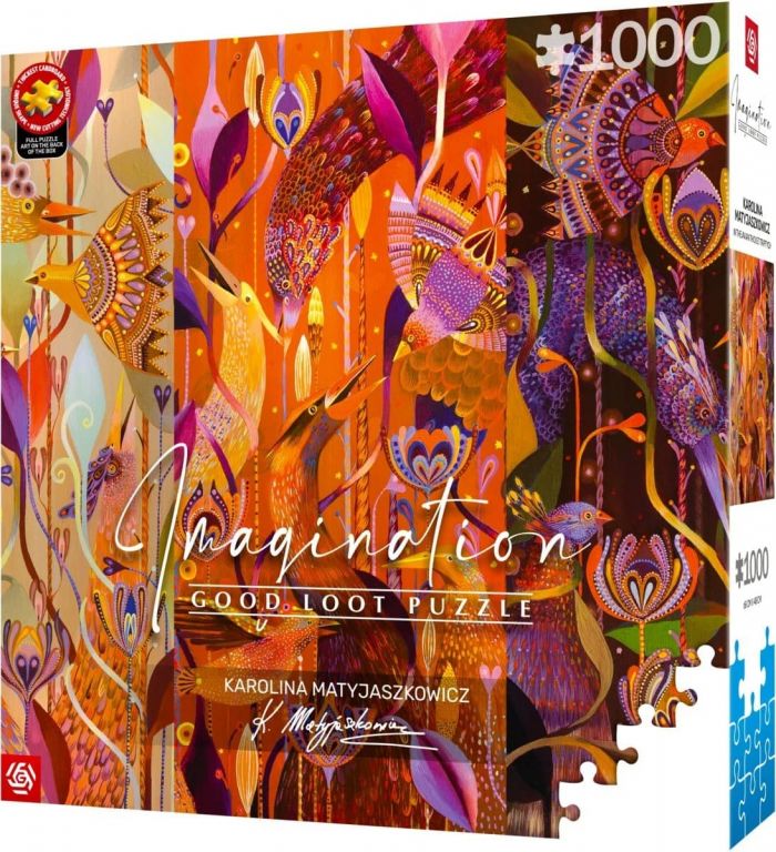 Пазл GoodLoot Imagination: Karolina Matyjaszkowicz In the Avian Thicket Triptych 1000 од.