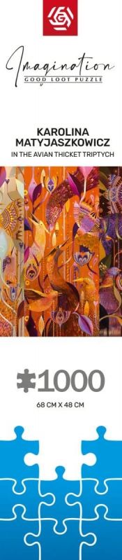Пазл GoodLoot Imagination: Karolina Matyjaszkowicz In the Avian Thicket Triptych 1000 од.