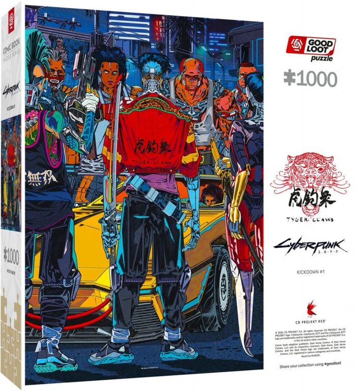 Пазл GoodLoot Cyberpunk 2077 Kickdown 1000 од.