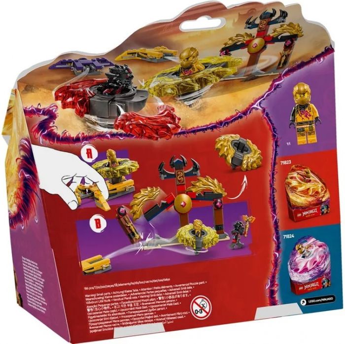 Конструктор LEGO Ninjago Бойовий набір дракона Спін-джитсу