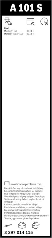 Склоочисник BOSCH Aerotwin безкаркасний комплект 680/680мм (3 397 014 115)