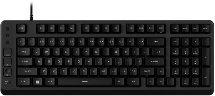 Клавіатура мембранна HyperX Alloy Origins EVE 1800 99key, Red, USB-A, EN/UA, RGB, чорний