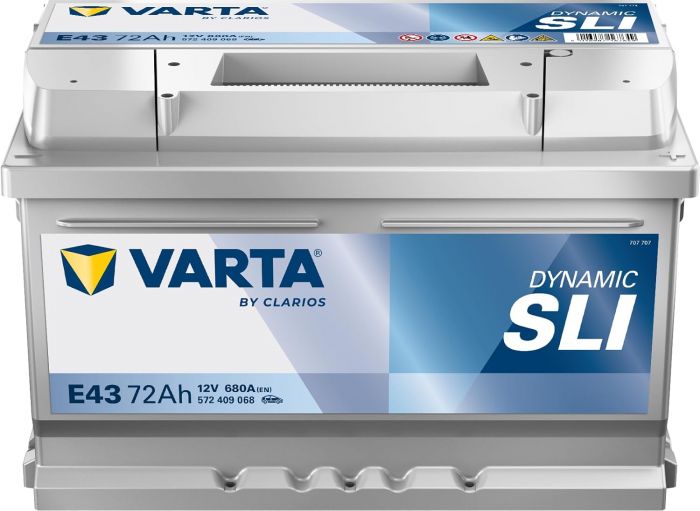 Акумулятор Varta Dynamic SLI 12В 72А·год 680А R+ (572409068)