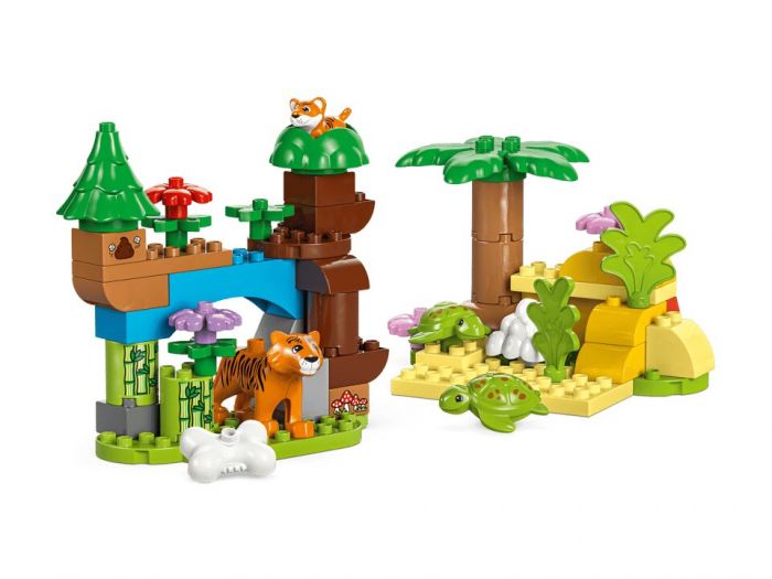 Конструктор LEGO DUPLO Town Сімейства диких тварин 3-в-1