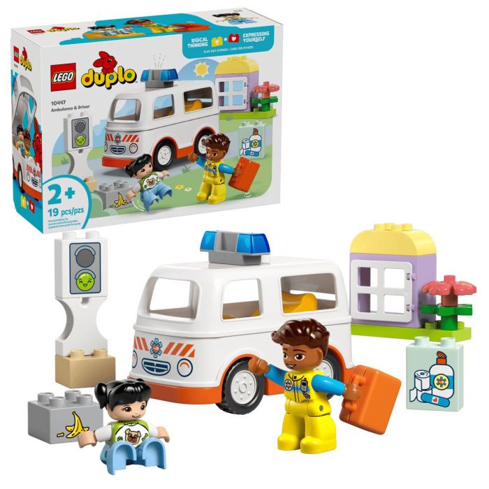 Конструктор LEGO DUPLO Town Швидка допомога та водій