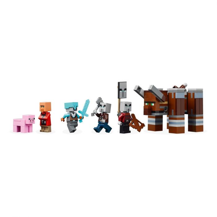 Конструктор LEGO Minecraft Аванпост розбійників та спустошувач