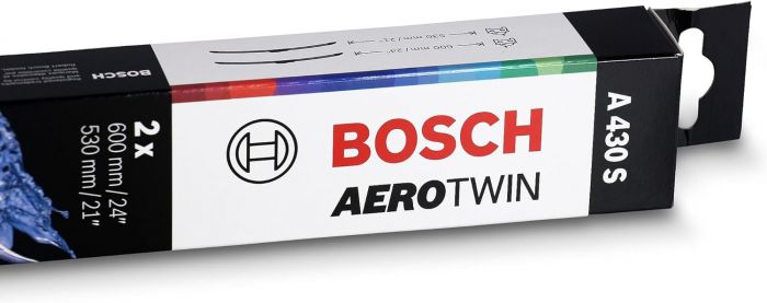 Склоочисник BOSCH Aerotwin безкаркасний комплект 600/530мм (3 397 007 430)