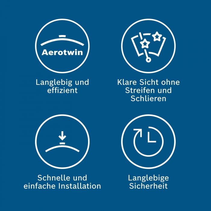 Склоочисник BOSCH Aerotwin безкаркасний комплект 600/450мм (3 397 014 419)