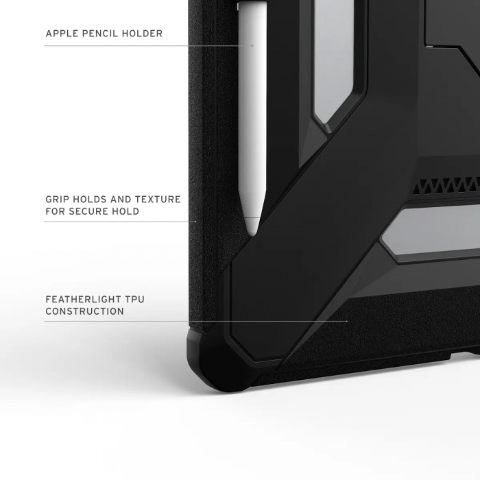 Чохол UAG для iPad Air 13" (Gen 3, 2026), Scout+, Black