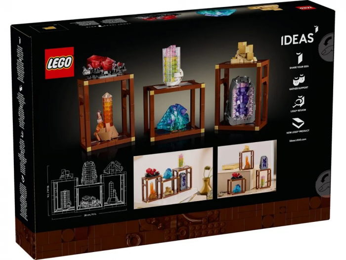 Конструктор LEGO Ideas Колекція мінералів