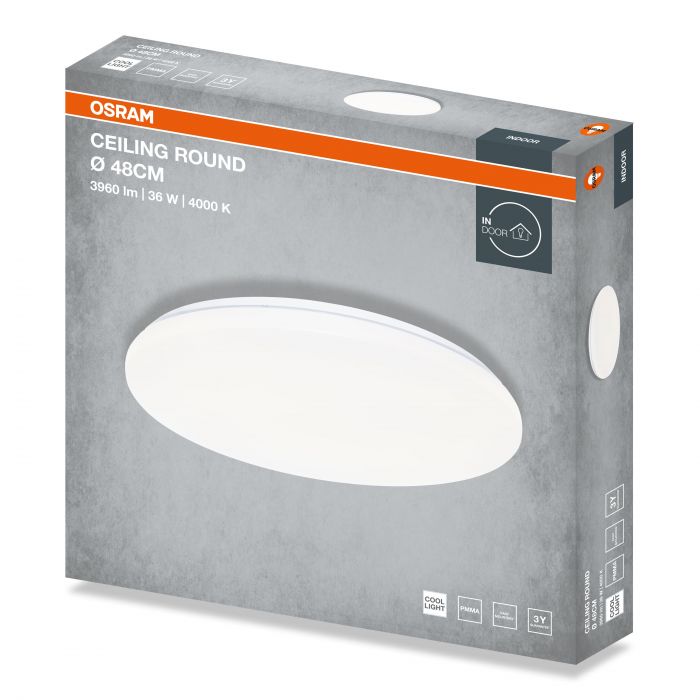 Світильник накладний OSRAM CEILING ROUND 36Вт 4000K 2880Лм
