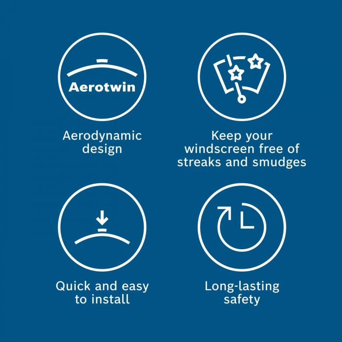 Склоочисник BOSCH Aerotwin безкаркасний комплект 600/400мм (3 397 007 116)