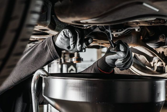 Рукавички робочі Neo Tools поліестер з нітриловим покриттям, р.7, сіро-чорний
