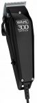 Машинка для стрижки Wahl Home Pro 300, мережа, вібраційний мотор, насадок-10, кейс, масло та ножиці у компл., сталь, чорний
