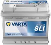 Акумулятор Varta Dynamic SLI 12В 60Аг 540А L+ (560127054)