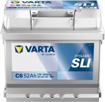 Акумулятор Varta Dynamic SLI 12В 52Аг 520А R+ (552401052)