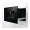 Кавомашина Gorenje вбудована, 1,8л, зерно+мелена, автомат.капуч, дисплей, сернор.керування, підсвітка, чорний