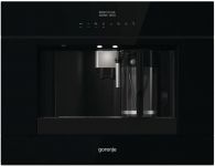 Кавомашина Gorenje вбудована, 1,8л, зерно+мелена, автомат.капуч, дисплей, сернор.керування, підсвітка, чорний