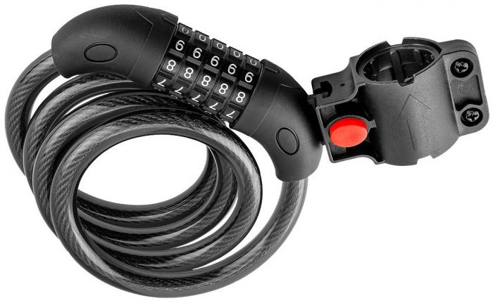 Замок протиугінний кодований Neo Tools, 120ммх12мм, чорний