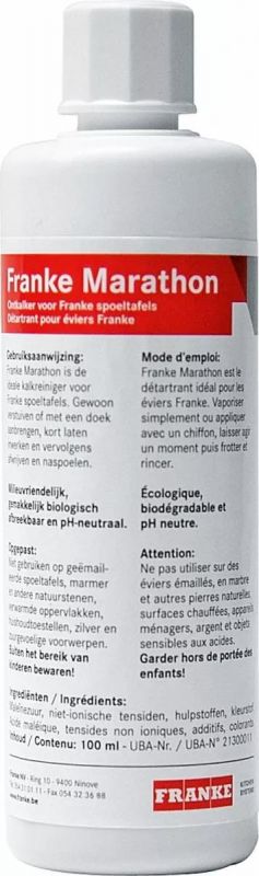 Чистячий засіб Franke,  для  мийок з фраграніту і тектонайту, МАРАФОН,100 мл, 112.0278.878